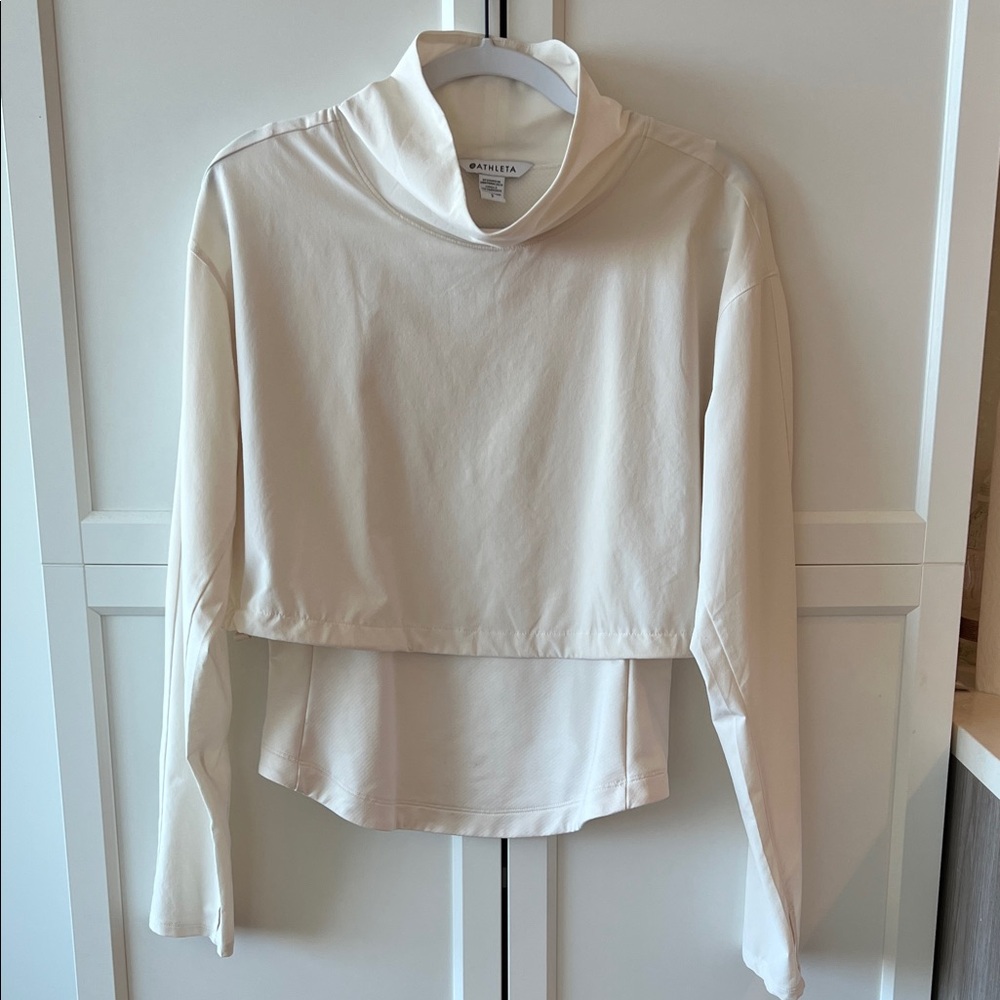 Athleta Women's Cream Whistler Top Size SP